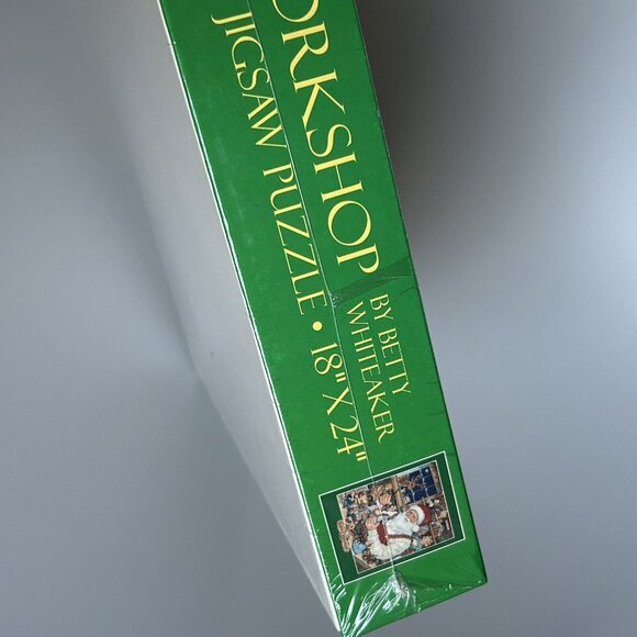 Vintage Santa's Workshop 550 Piece 18" x 24" Jigsaw Puzzle 1996 SEALED NEW! - Picture 2 of 4